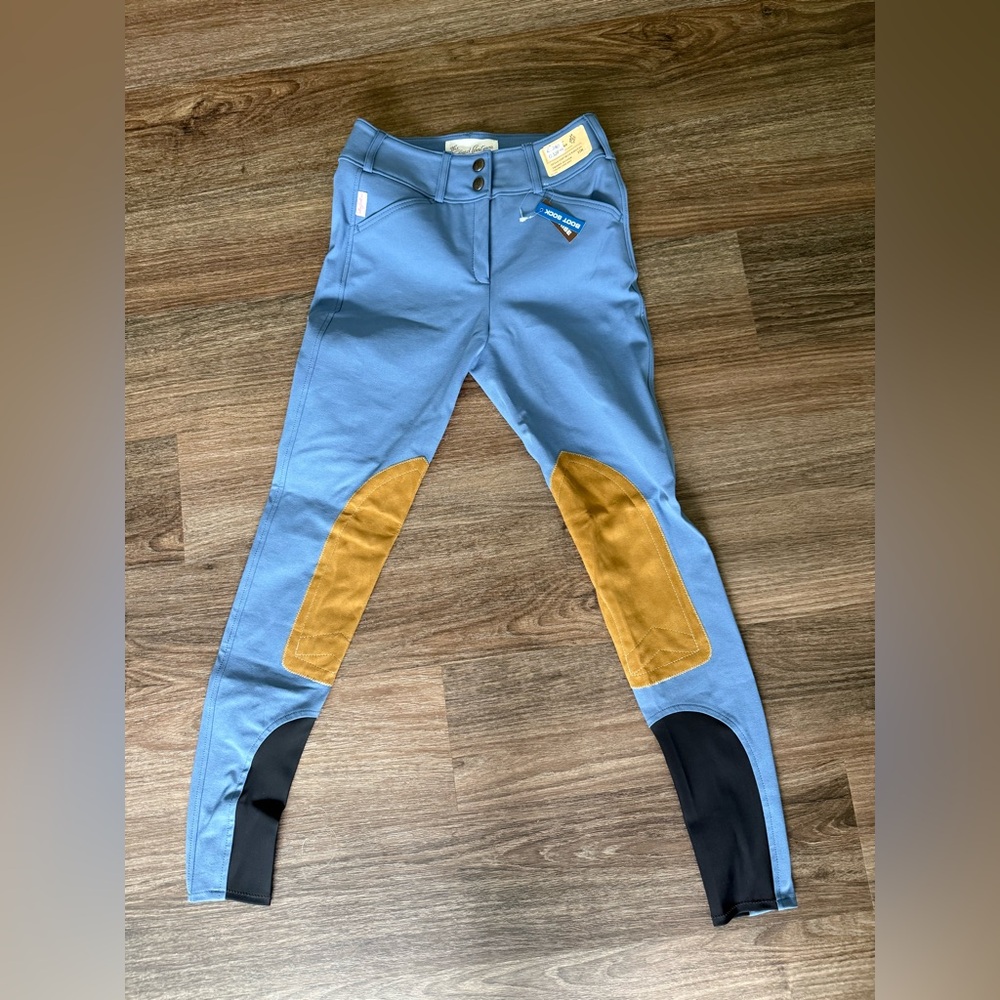 Tailored Sportsman Trophy Hunter Boot Sock Breeches - 22R - Blue Who new w/tags!